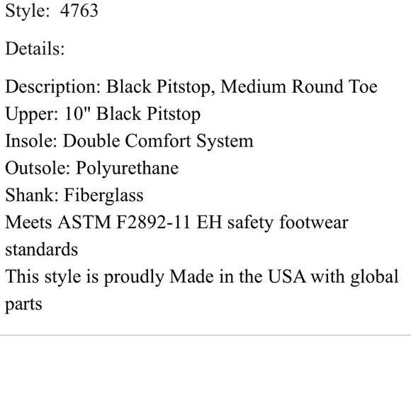 Justin Conductor Work Boots Style 4763 Size 9EEE - Picture 10 of 11